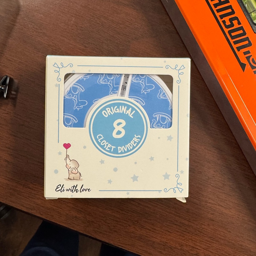 Blue Closet Dividers for Kids